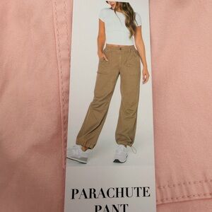 Celebrity Pink Parachute Pink Pants - L